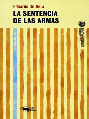 cover image of La sentencia de las armas